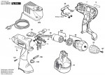 Bosch 0 603 943 520 Psr 12 Ve-2 Percussion Drill 12 V / Eu Spare Parts